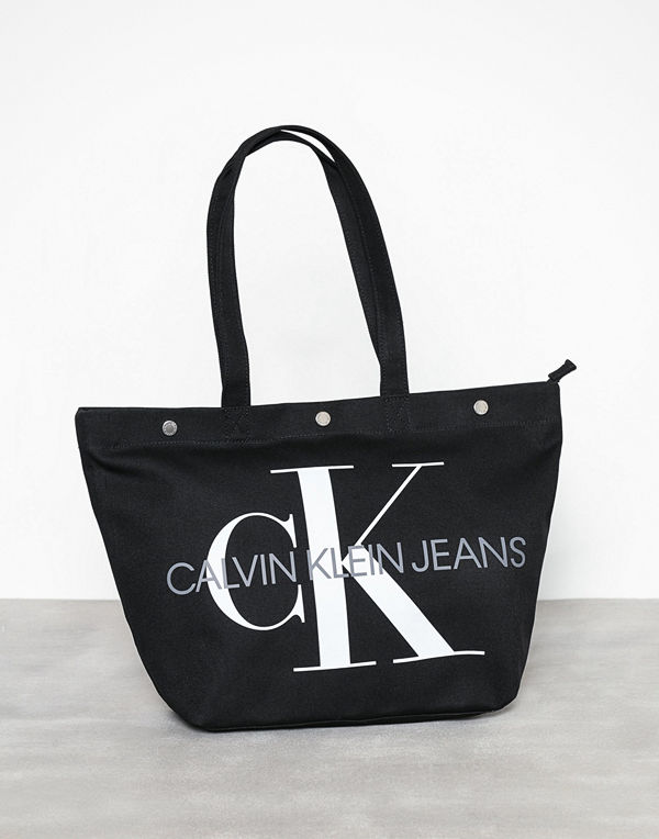 Calvin Klein Canvas Utility Ew Bottom Tote M