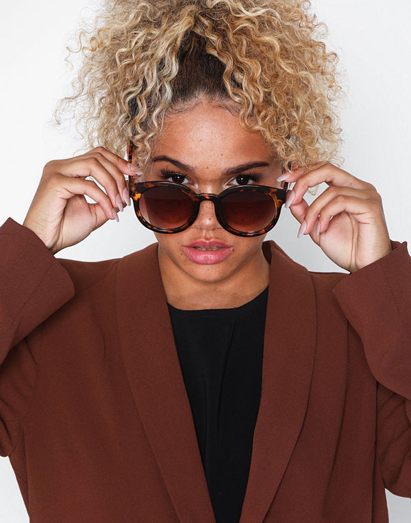 Pieces Pcbeate Sunglasses Beach Coffee Bean