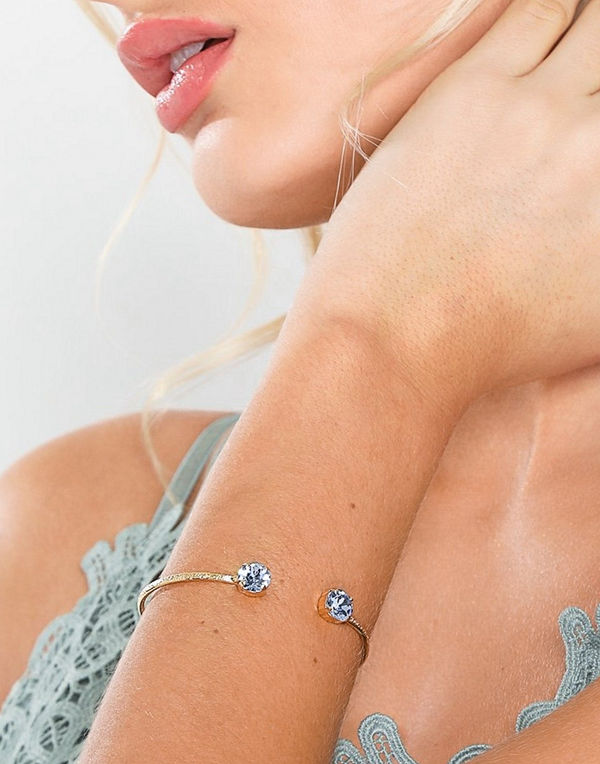 Caroline Svedbom armband Classic Petite Bracelet Sapphire