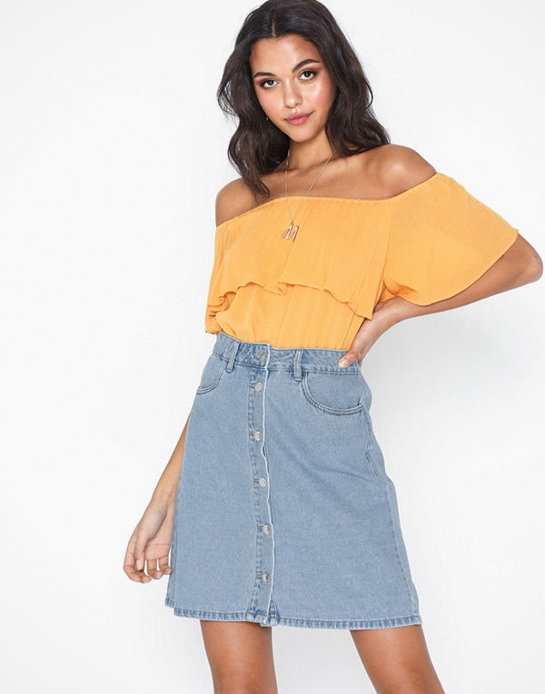 Only onlFARRAH Reg Dnm Skirt BJ14427 No