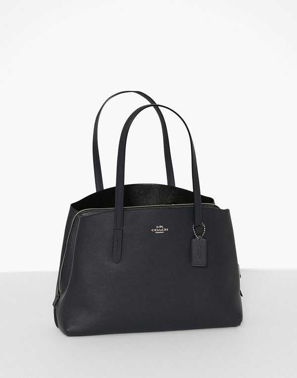 Coach Polished Pebble Leather Charlie 40