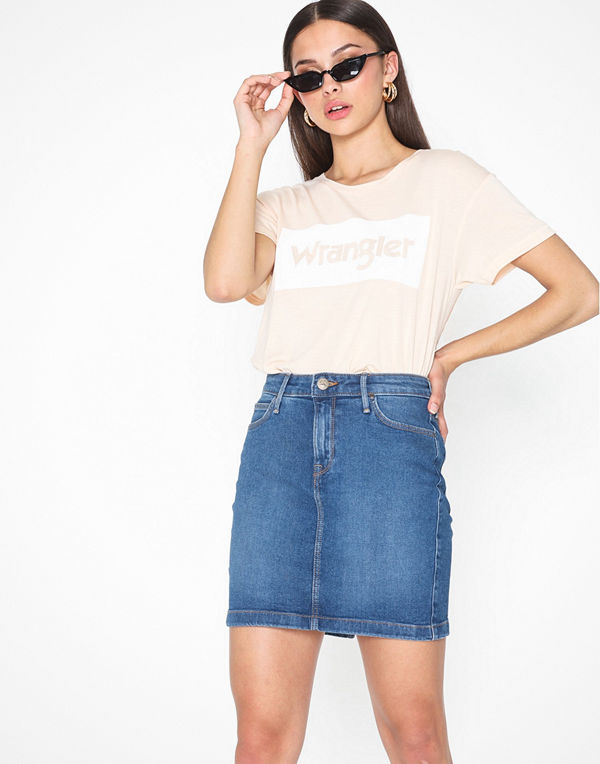 Lee Jeans Mid Skirt Simple Focus