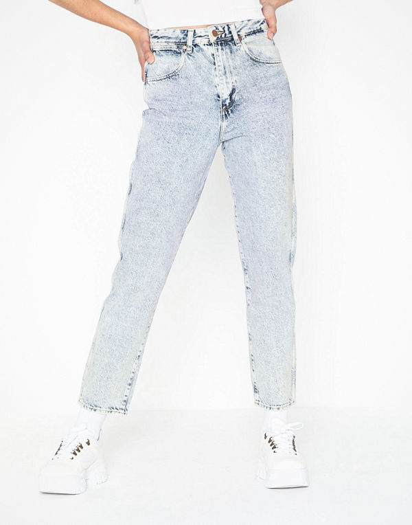 Wrangler Mom Jeans Wrainbow Wash