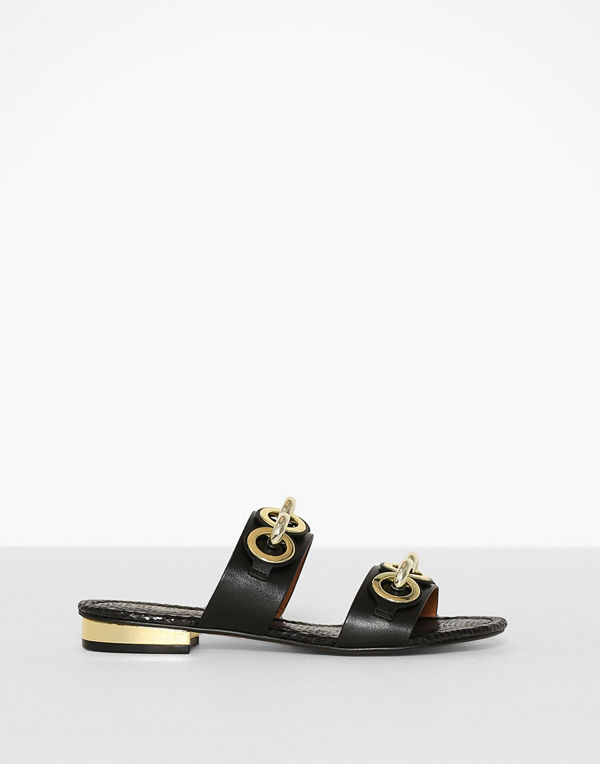 River Island Chain Flat Mule Sandal