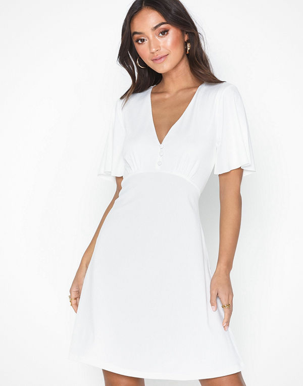 NLY Trend Flare Sleeve Button Dress
