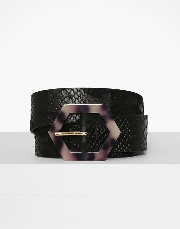 Topshop Hair Crocodile Tortoiseshell Belt