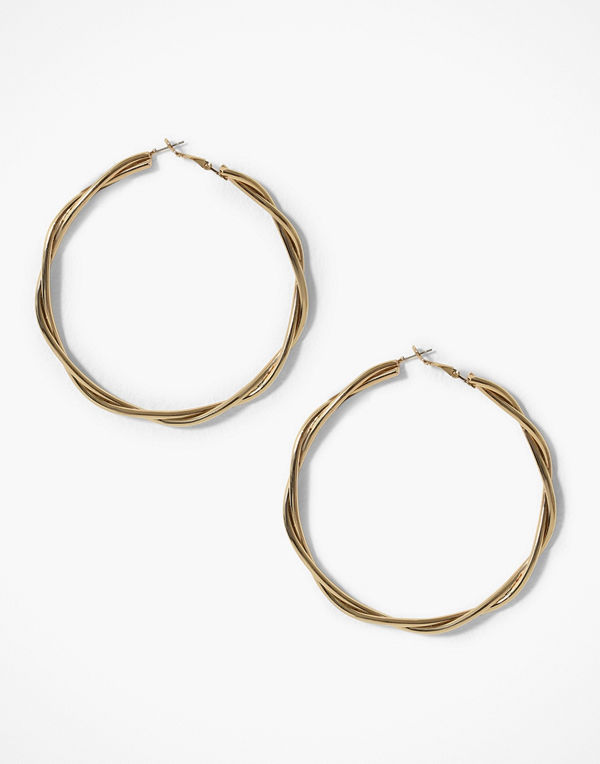 Missguided Jewelry örhängen Oversized Twisted Hoop