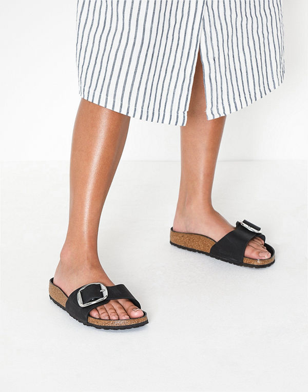 Birkenstock Madrid Big Buckle - Svart