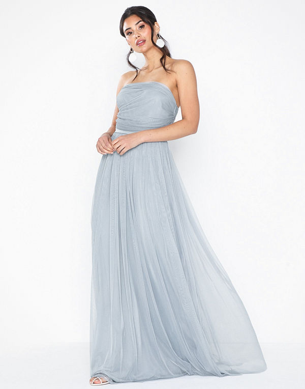 Anaya Tulle Bandeau Maxi Dress