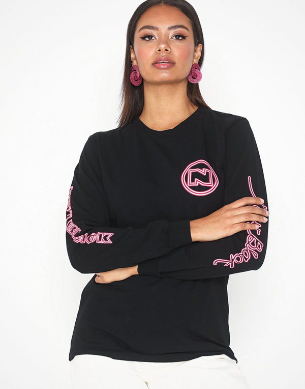 New Black Neon L/S Tee