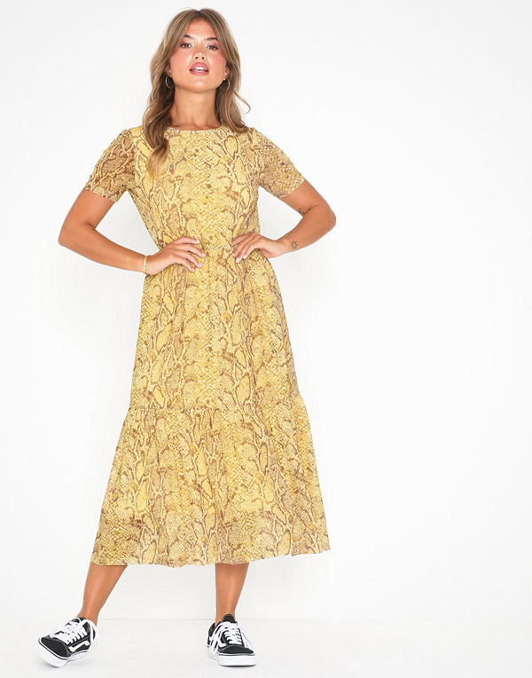 Pieces Pcloa Ss Midi Mesh Dress D2D
