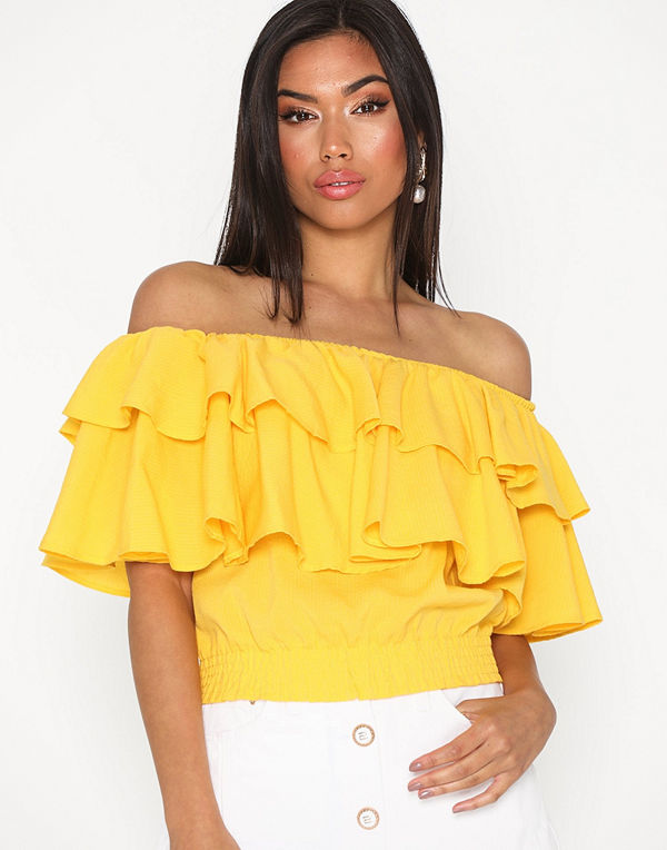 Only Onlsaturn Cropped Top Wvn