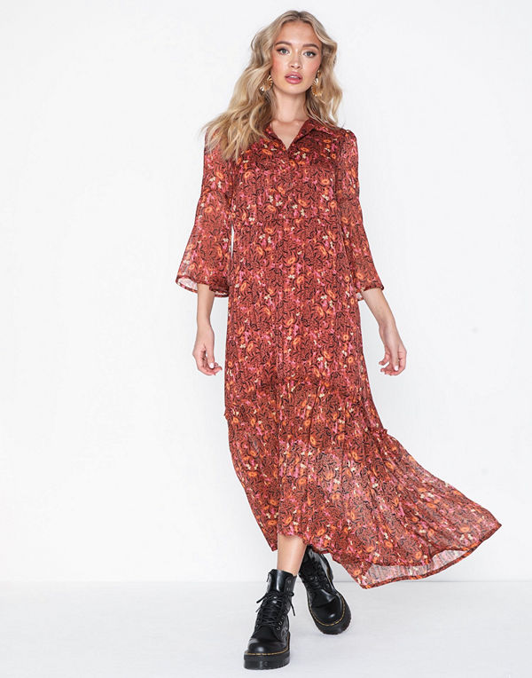 Vero Moda Vmliva Chif 3/4 Ankle Dress Wvn Ki