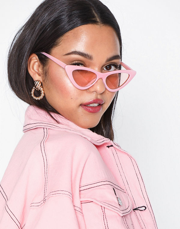 NLY Accessories Edgy Sunglasses Rosa