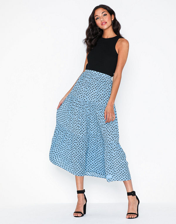 Calvin Klein Jeans Gathered Midi Skirt