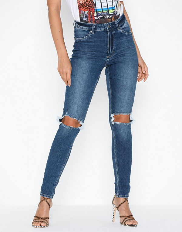 Cheap Monday High Spray Skate Blue Trash