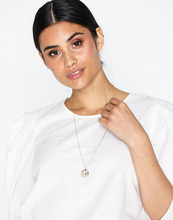 MINT By TIMI halsband Earth Pendant Long Necklace