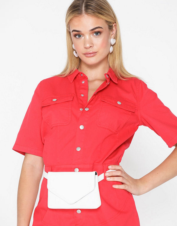 Pieces axelväska Pcelina Bumbag Vit