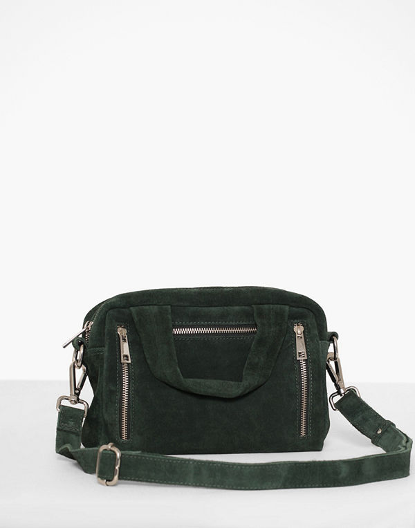NuNoo omönstrad axelväska Donna New Suede