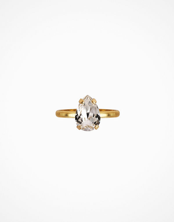 Caroline Svedbom svart smycke PETITE DROP RING