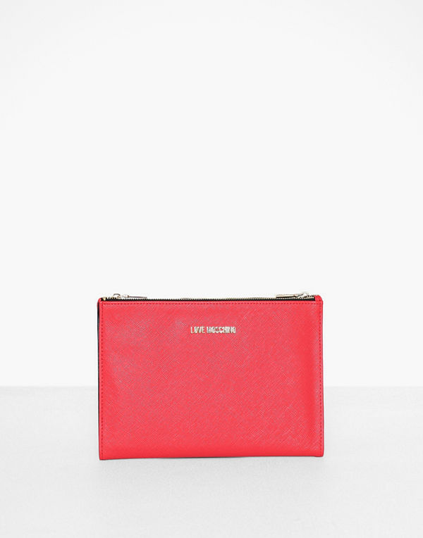 Love Moschino röd kuvertväska JC5394PP18LQ0