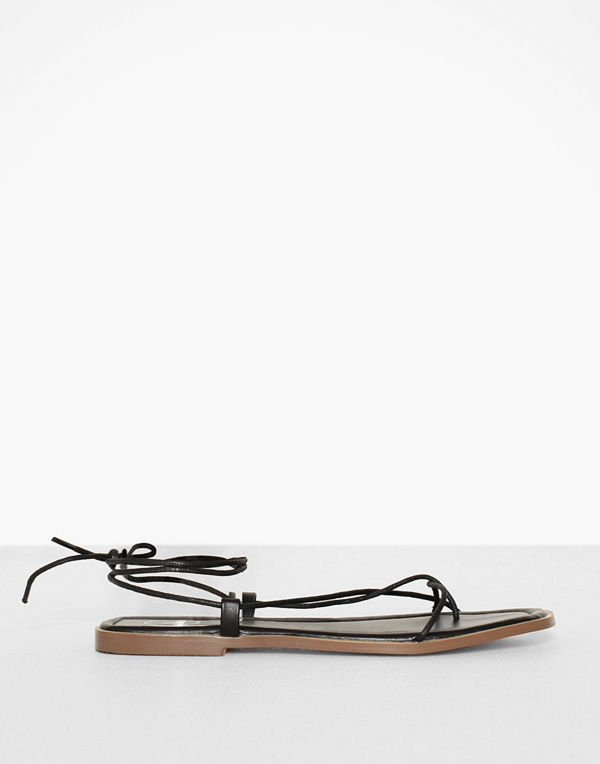 Missguided Minimal Skinny Strap Flat Sandal