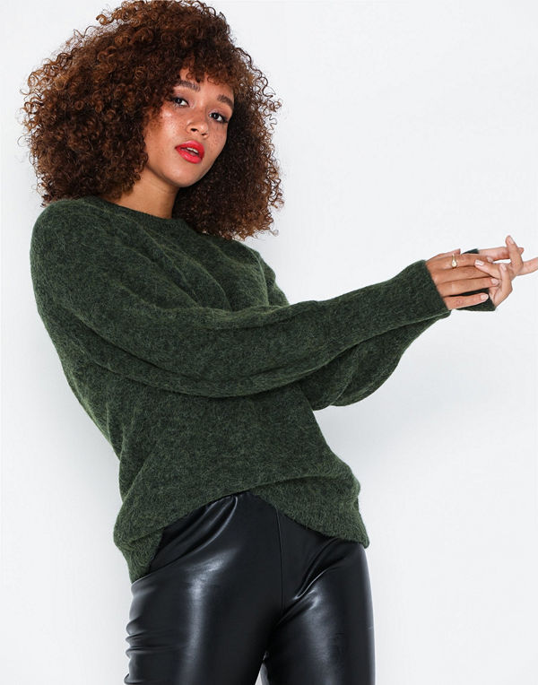 Selected Femme Slfkylie Ls Knit O-Neck B