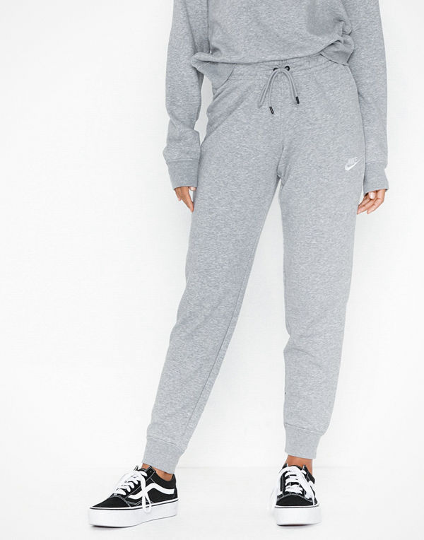 Nike ljusgrå byxor W Nsw Essntl Pant Tight Flc