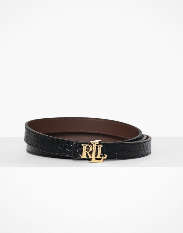 Lauren Ralph Lauren Croc Embss/S Smooth-Rev Lrl 20-Drc-Sny