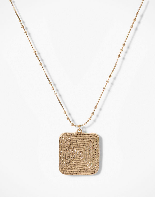 Missguided Jewelry halsband Textured Gold Pen