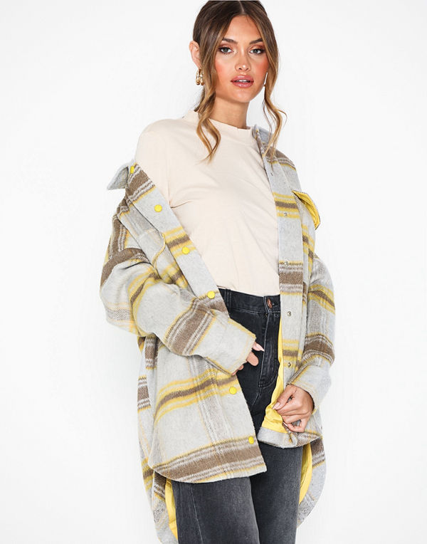 Missguided Oversized Check Shacket