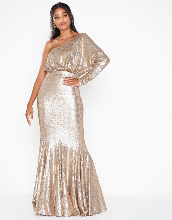 Forever Unique One Shoulder Maxi Dress