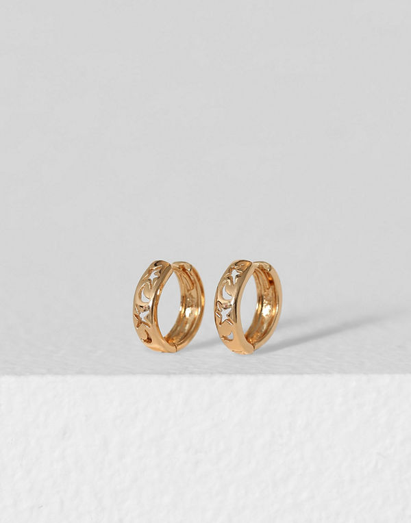 Missguided Jewelry örhängen Cut Out Hoop