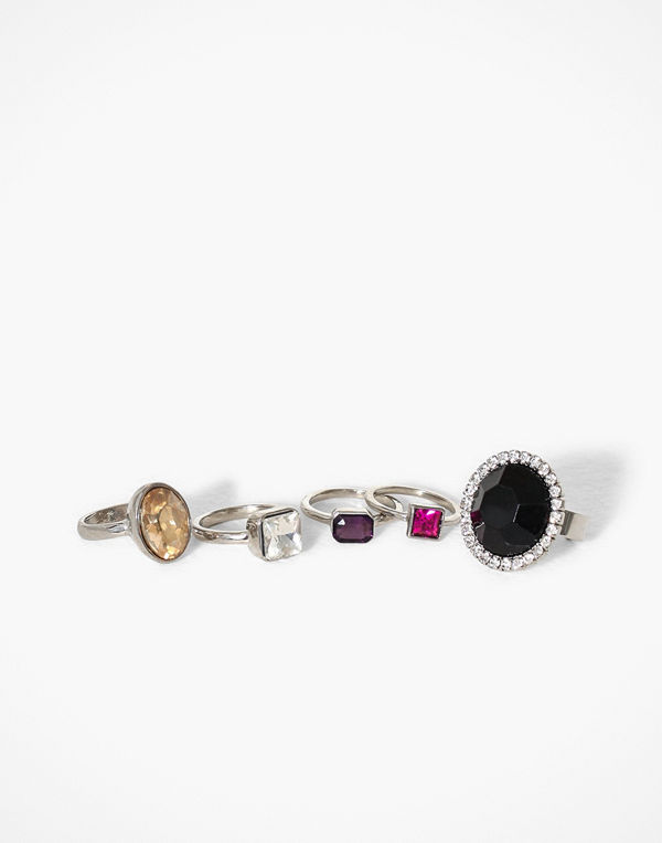 NLY Accessories Power Chic Ring Set
