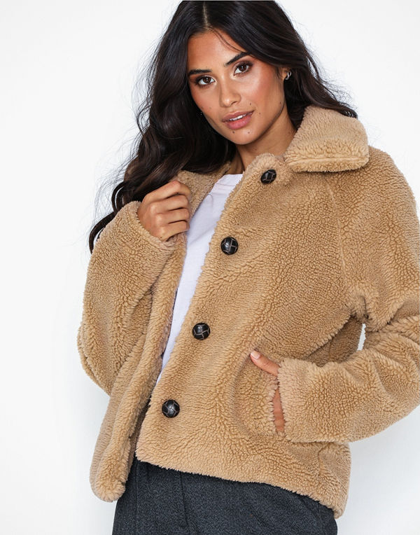 Only ONLEMILY TEDDY JACKET OTW NOOS