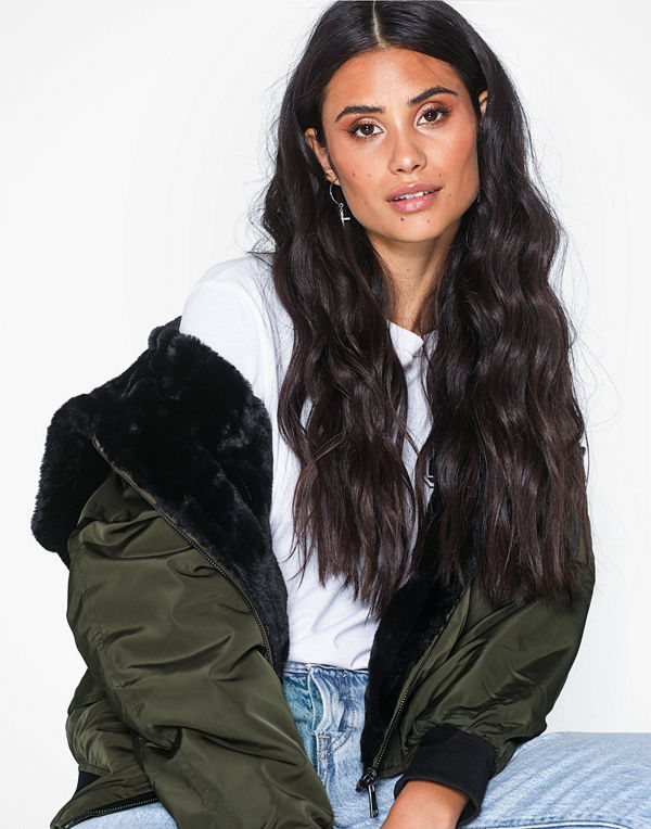 Jacqueline de Yong omönstrad bomberjacka Jdykacy Reversible Bomber Jacket Ot