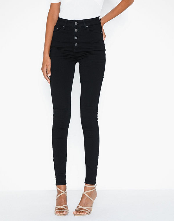 NLY Trend Superstretch Front Button Denim