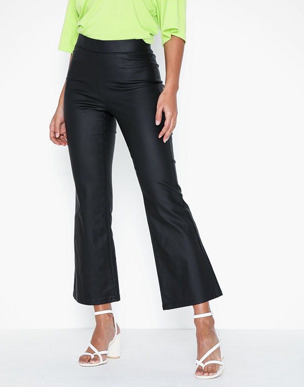 Vila Vicommit Coated Hwsl Cropped Pant/L
