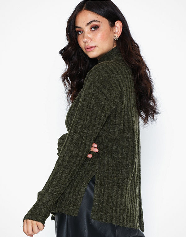 Pieces Pcnew Sanni Ls Wool Knit Noos