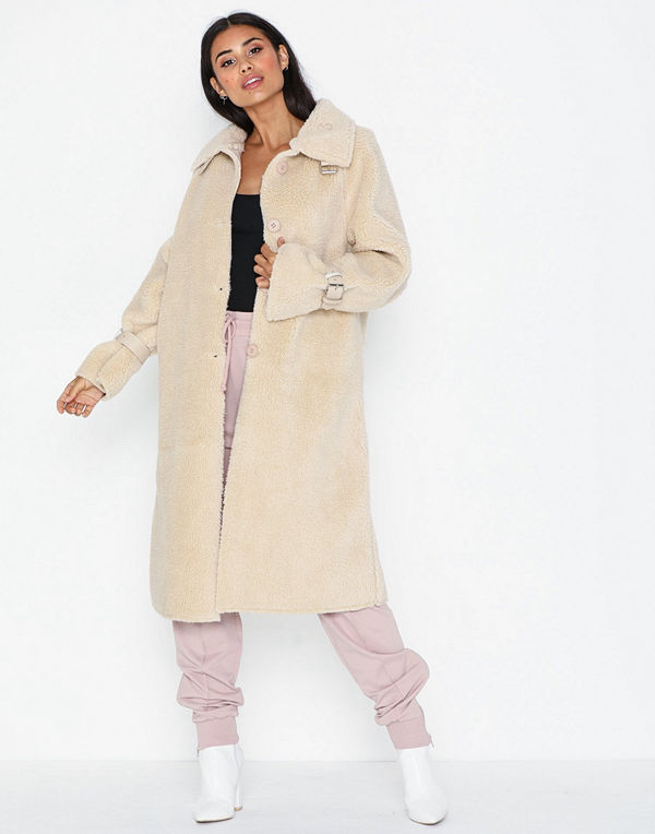 Missguided Long Line Borg Coat