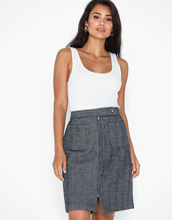 Vero Moda VMTOYA AK HW HERRINGBONE SKIRT KI