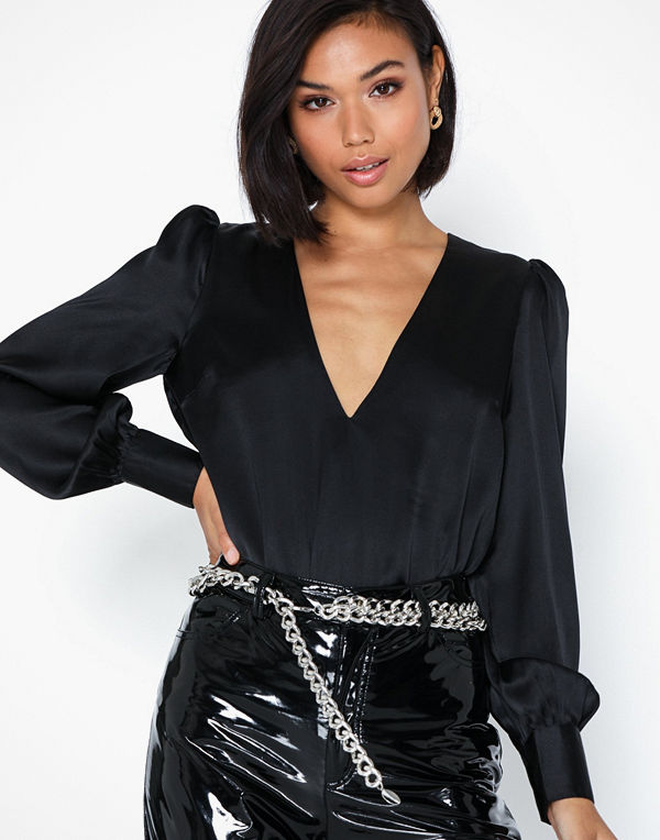 NLY Accessories Chunky Chain Belt Silver