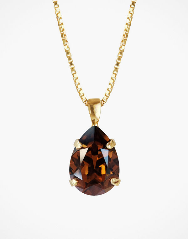 Caroline Svedbom halsband Mini Drop Necklace Topaz