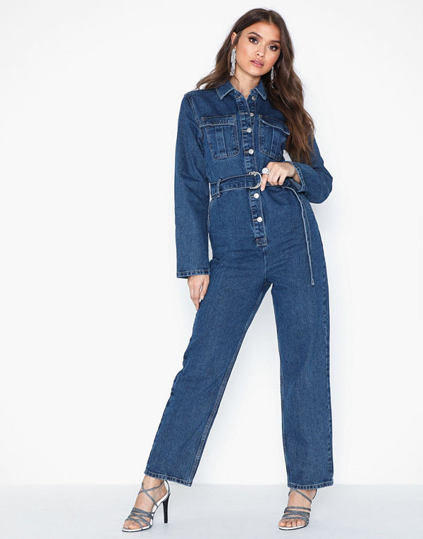 Topshop Utility Double Belt Boiler Suit