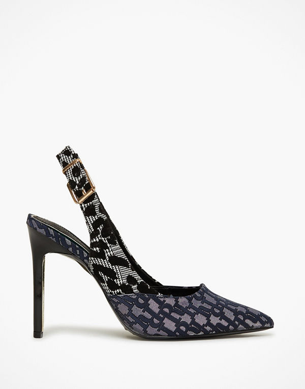 River Island Monogram Sling Back Court