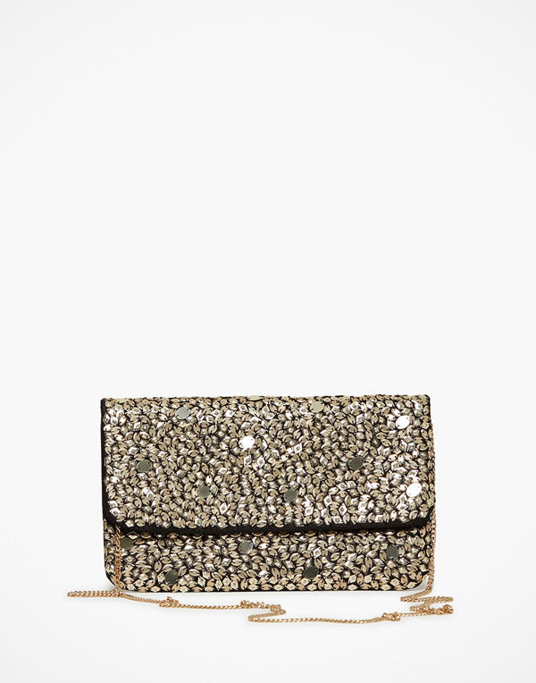 Glamorous mönstrad kuvertväska Silver Wristlet