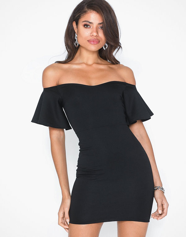 NLY One Flounce Sleeve Dress