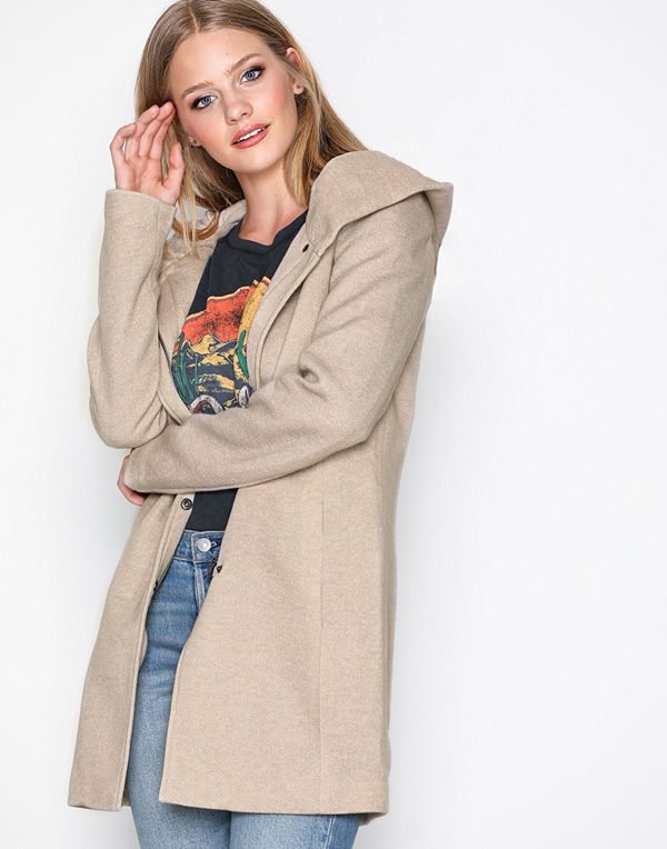 Only onlSEDONA Light Coat Otw Noos Beige