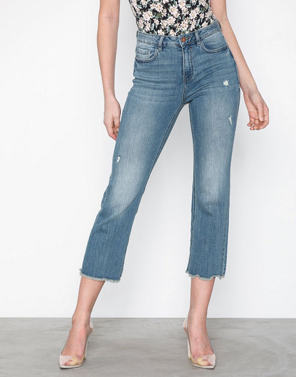 Only onlKENYA Mid Crjeans Bb Med.Blue Bj