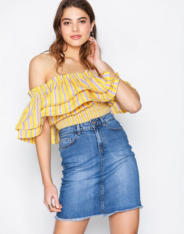 Only Onleliza Life Reg Rawedge Skirt 08